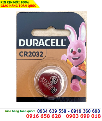 Duracell CR2032, Pin 3v Lithium Duracell CR2032 (MẪU MỚI)